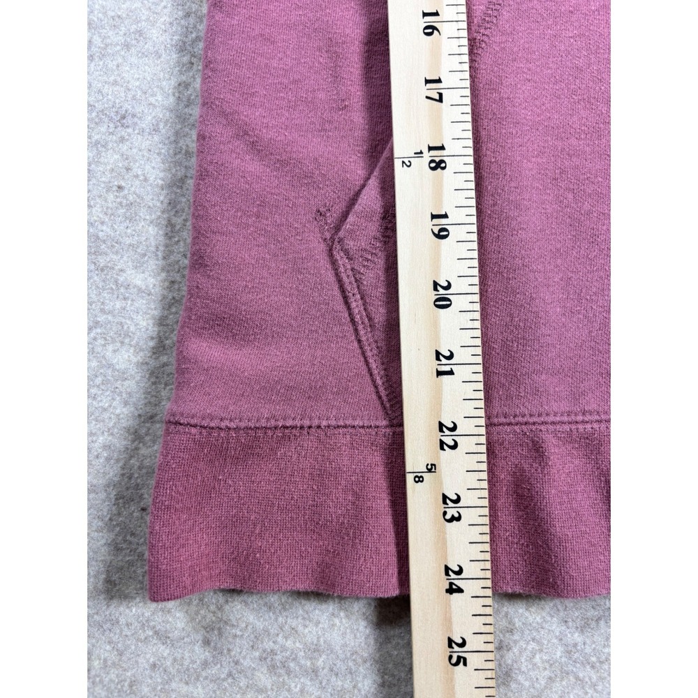 The North Face Womens Plum Purple Logo Pullover Hoodie Sweatshirt Size Large - Picture 4 of 5